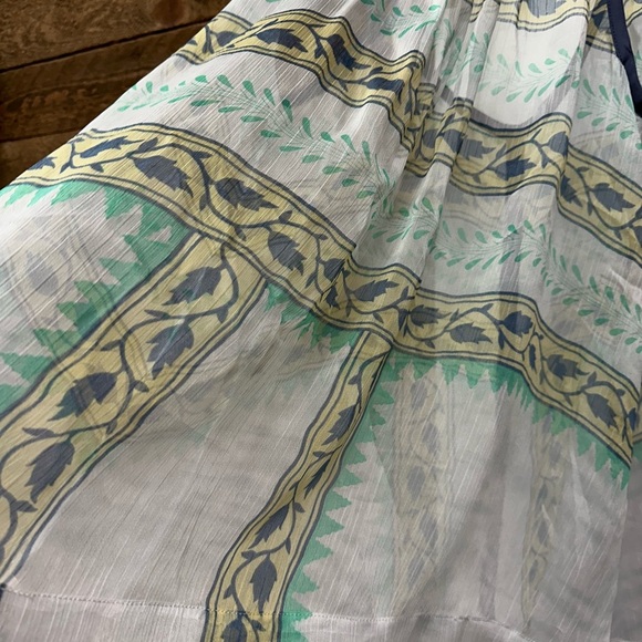 Free People Sheer Printed Strappy Top – Size Small - Picture 5 of 7